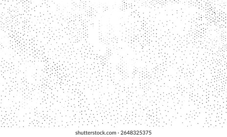Minimal halftone grunge dot texture. Subtle scattered dots with vintage ink print effect. Abstract overlay for retro design.
