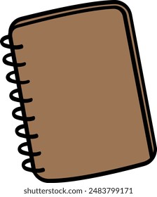 Minimal Hand Drawn Spiral Notebook
