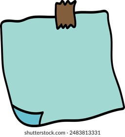  Minimal Hand Drawn Sticky Note
