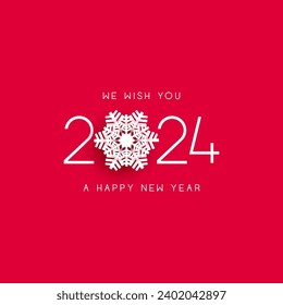 diseño de fondo mínimo de Feliz Año Nuevo 