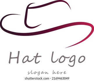 Minimal Hat Logo Company Stock Vector (Royalty Free) 2169463049 ...