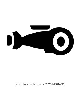 Minimales Helikoptersymbol, das den Lufttransport-Notdienst und den Flugbetrieb darstellt