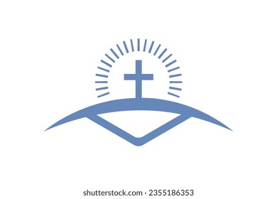 Minimal High Quality Vector Church Christian Logo Design