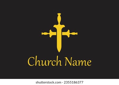 Minimal High Quality Vector Church Christian Logo Design