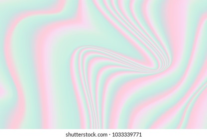 Minimal Holographic Background. Soft Abstract Texture in Pastel Colors. Trendy Holography for your Project Design Placards, Posters, Banners, Presentation, Brochure, Fashion, Cover. Wavy Gradient.