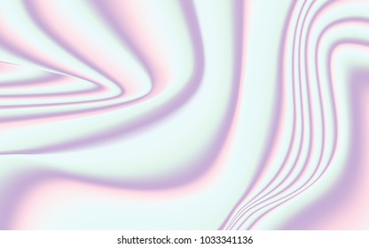 Minimal Holographic Background. Soft Abstract Texture in Pastel Colors. Trendy Holography for your Project Design Placards, Posters, Banners, Presentation, Brochure, Fashion, Cover. Wavy Gradient.
