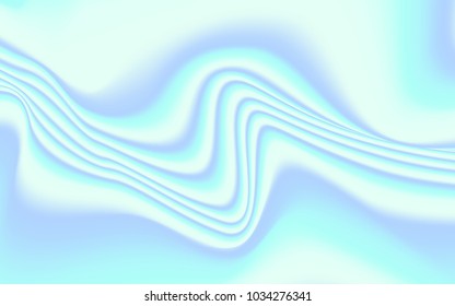 Minimal Holographic Background. Soft Abstract Texture in Pastel Colors. Trendy Holography for your Project Design Placards, Posters, Banners, Presentation, Brochure, Fashion, Cover. Wavy Gradient.