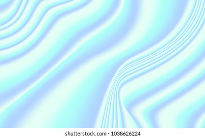 Minimal Holographic Background. Soft Abstract Texture in Pastel Colors. Trendy Holography for your Project Design Placards, Posters, Banners, Presentation, Brochure, Fashion, Cover. Wavy Gradient.