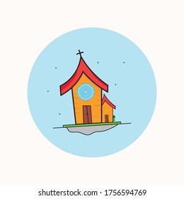 minimal home icon illustration. vector design 