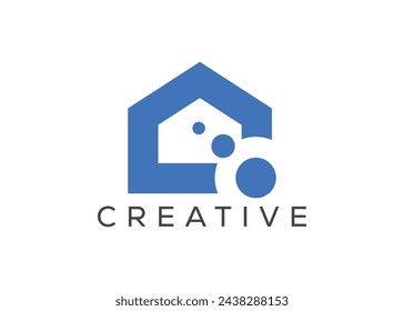Minimale Home-Logo-Vektor-Vorlage. Symbol für modernes Zuhause