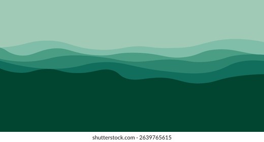 Minimal horizontal backdrop with gradient shades of green inspired by matcha and nature