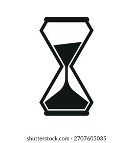Minimale Sanduhr Timer Silhouette Vektor	