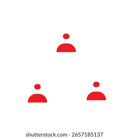 Iconos humanos mínimos para la interfaz y la selección del equipo".
