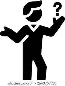 Minimal icon or concept representing body language, showing expressive human posture or gestures to convey emotion, communication, or intent.

