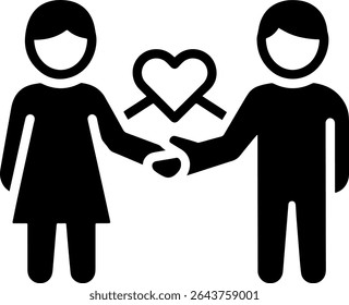 Minimal icon or concept showing friends bonding, featuring multiple human figures together to represent friendship, connection, and shared moments.

