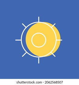 minimal icon digital user interface.