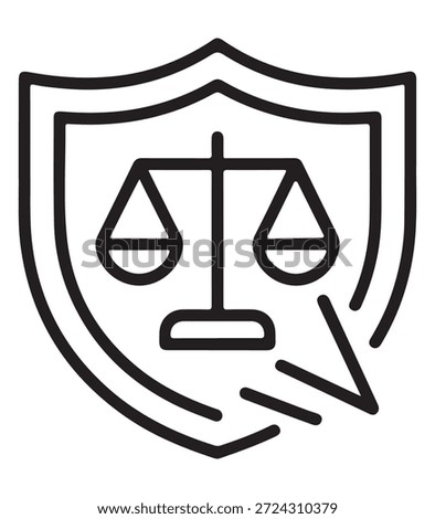 Minimal icon symbolizing responsible and trustworthy artificial intelligence.