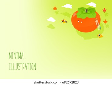 Minimal illustration of autumn