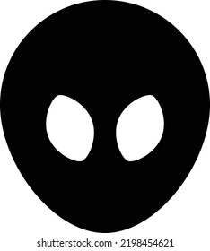 minimal illustration design concept
of alien icon 