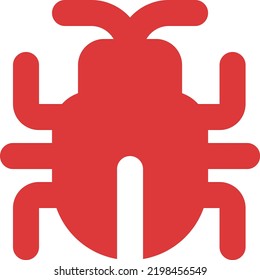 minimal illustration design concept
of bug computer 