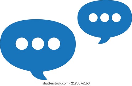 minimal illustration design concept
of chat bubble 