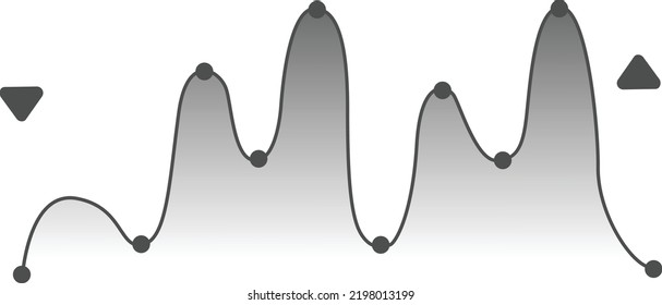 minimal illustration design concept
of finance graph 