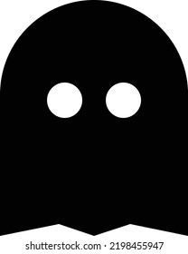 minimal illustration design concept
of ghost icon 