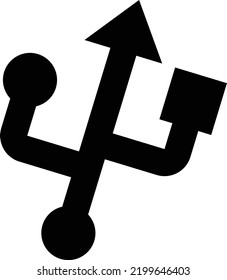 concepto de diseño de ilustración mínimo
icono de expulsión de usb 