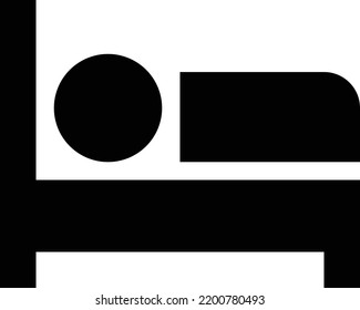 minimal illustration design concept
icon of bed rest 