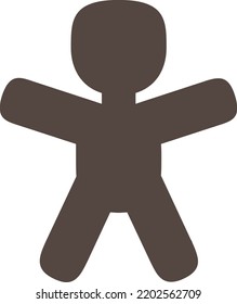 minimal illustration design concept
icon of boy doll 
