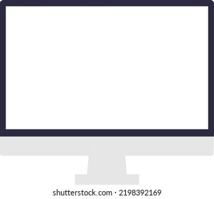 minimal illustration design concept
of monitor screen 