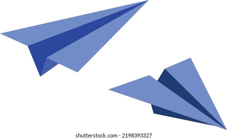 minimal illustration design concept
of paper plan icon 