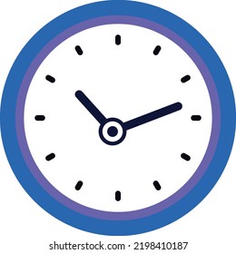 minimal illustration design concept
of wall clock