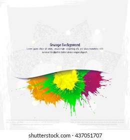 Minimal Indian template in a grunge style. Can be used for banners, cards, paper designs, website layouts, diagrams. Vector illustration for your business presentation