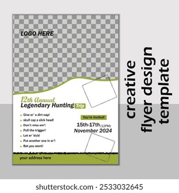  Minimal individua travel flyer design template