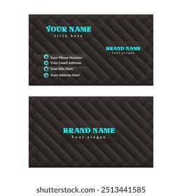 Minimal Individual Business Card Layout
