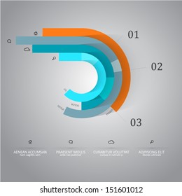 minimal infoegraphic design template