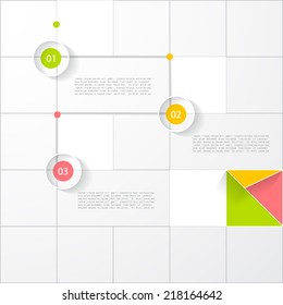 Minimal infographic design