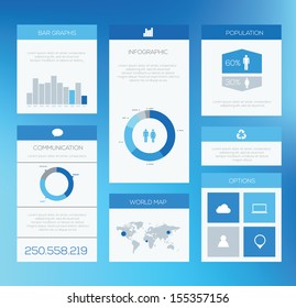 Minimal Infographic elements. Vector illustration