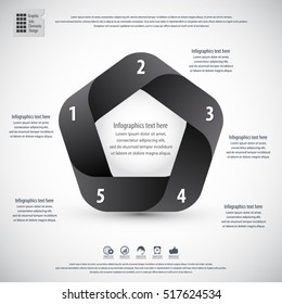 Minimal infographic template