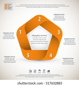 Minimal infographic template