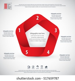 Minimal infographic template