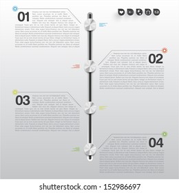 Minimal infographics design