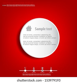 Minimal infographics design
