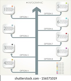 Minimal infographics design