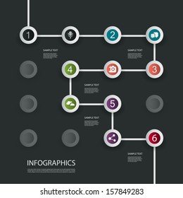 Minimal Infographics Design - Timeline