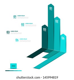 Minimal infographics design. Vector