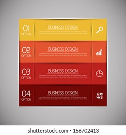 Minimal infographics design. Vector