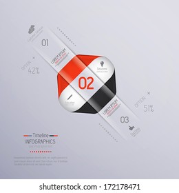 Minimal infographics design. Vector