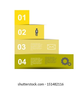 Minimal infographics design. Vector with fresh colour.